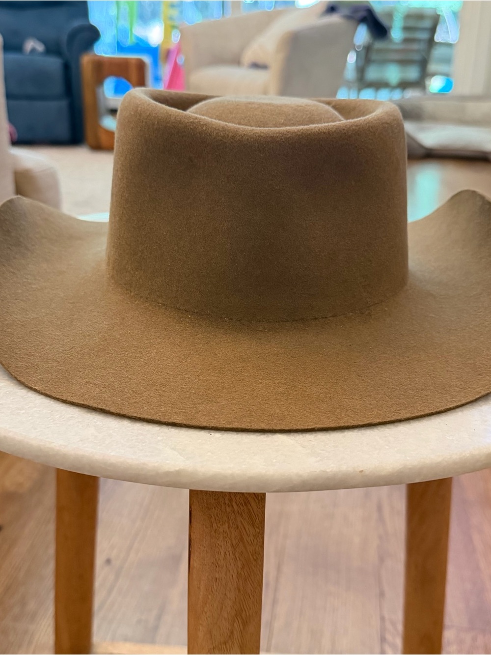 VTG R.H. Williams Bushmen’s Outfitters Clancy Fur Felt Hat Australia Sz 57 Fawn